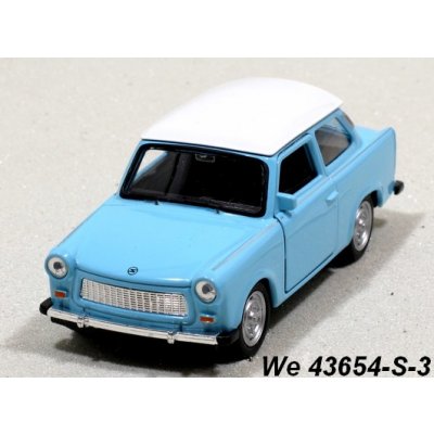 Welly Trabant 601 1:34-39 modrá bílá