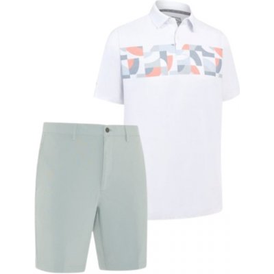 Callaway pánský letní golfový outfit bílý/světle šedý – Zboží Dáma