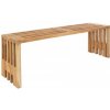 Lavice do předsíně House Nordic Benidorm 1401100 teak přírodní 140 x 35 cm