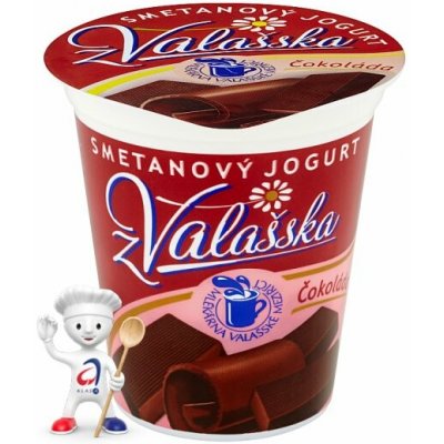 Mlékárna Valašské Meziříčí Smetanový jogurt z Valašska čokoláda 150 g – Sleviste.cz