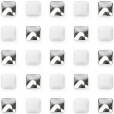 Starnails 3D ozdoby na nehty ShinePins Square White Silver – Hledejceny.cz