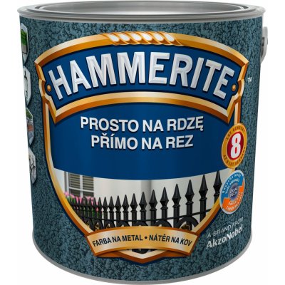 Akzo Nobel Hammerite Přímo na rez, kladívkový černý 2,5 l