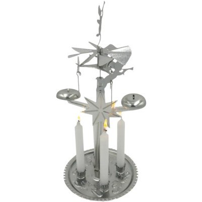 Andělské zvonění se 4 svíčkami stříbrné – Zboží Dáma