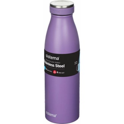 Sistema Stainless Steel termoska 500 ml fialová – Hledejceny.cz