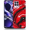 Pouzdro a kryt na mobilní telefon Realme Pouzdro Picasee silikonové Realme 8i - Red black čiré