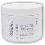 NutriWorks Betaine HCL 500 mg 200 g – Hledejceny.cz