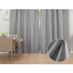 Biante Sametový závěs Velvet Premium SVP-039 Šedý - šířka 270 cm 270x160 cm – Zboží Mobilmania