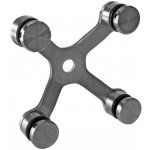 Hahn Steel Nerezový bodový držák skla SPIDER 4 x O30 mm – Zbozi.Blesk.cz