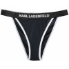 Karl Lagerfeld Bikini Bottoms Logo Elastic černé