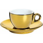 ROMA Porcelánový šálek na espresso zlatý Cilio 50 ml – Sleviste.cz