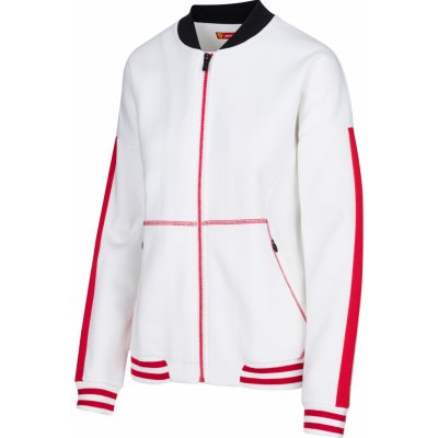 Dámská mikina Ferrari Red Team full zip bílá – Sleviste.cz
