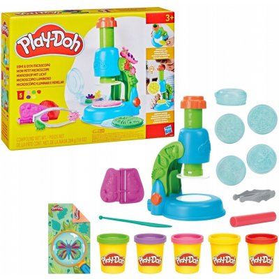 Mikro Hasbro Play-Doh modelínaskop svítící vzdělávací sada G0494 – Sleviste.cz