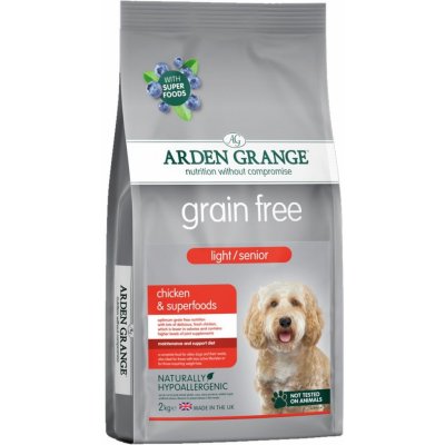 Arden Grange GF Light/Senior Chicken & Superfoods 2 kg – Hledejceny.cz