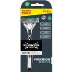 Wilkinson Sword Quattro Titanium Sensitive + 5 ks hlavic – Zbozi.Blesk.cz