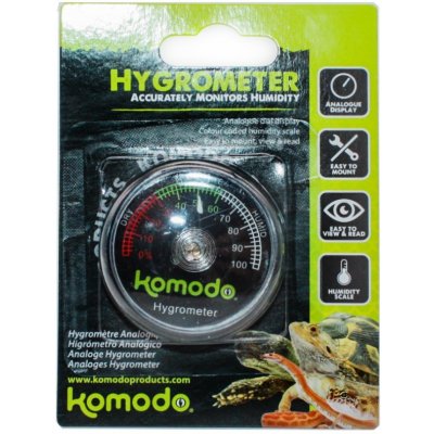 Komodo Vlhkoměr analogový 5x5 cm – HobbyKompas.cz