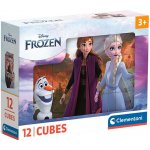 Clementoni obrázkové kostky Ledové království 12 kostek – Sleviste.cz