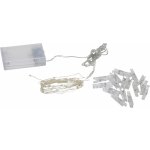 Star trading LED-Lightchain Clippy 16 transparent clips cable: silver 30 warmwhite LED – Hledejceny.cz