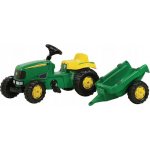 Rolly Toys John Deere Šlapací traktor tříkolový s přívěsem – Sleviste.cz