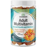 Swanson Adult Multivitamin Broskev Pomeranč Jahoda 60 gummies – Hledejceny.cz