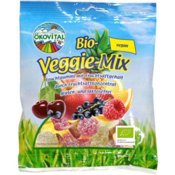 EKOVITAL Bio gumové bonbony Veggie 100 g