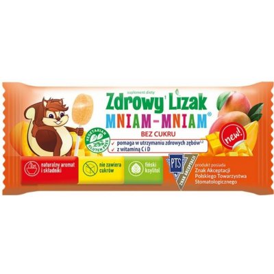 Starpharma Zdravé lízátko s vitaminem C a D Mango 6 g – Hledejceny.cz