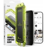Ringke Easy Slide Privacy tvrzené sklo (2 ks) iPhone 17 Pro černá 161921 – Zboží Živě