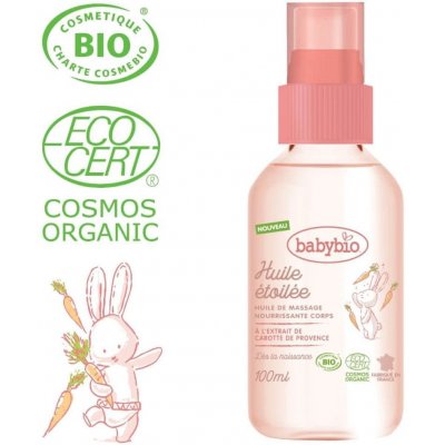 BabyBio Masážní BIO olejíček pro miminka od narození 100 ml