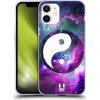 Pouzdro a kryt na mobilní telefon Apple Pouzdro Head Case Apple iPhone 12 Mini YIn a Yang PURPLE