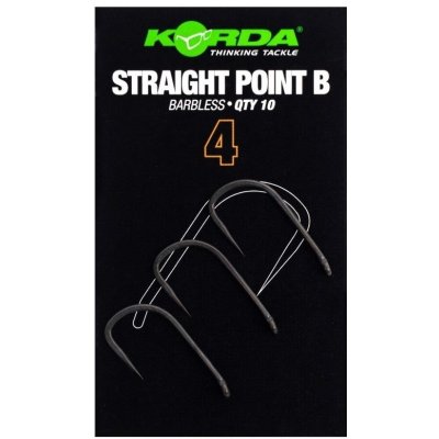 Korda Háčky Straight Point Barbless 10 ks vel. 4 – Zboží Dáma