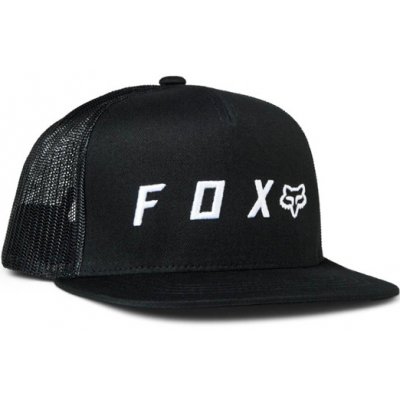 Fox Absolute black s rovným kšiltem – Zboží Mobilmania