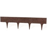 Gardenplast Zahradní palisáda Stone Palisade 9,5 cm / 0,8 m hnědá 1 ks – Hledejceny.cz