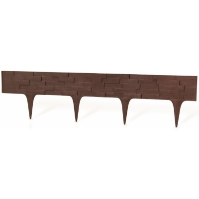Gardenplast Zahradní palisáda Stone Palisade 9,5 cm / 0,8 m hnědá 1 ks – Hledejceny.cz
