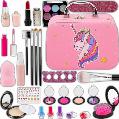 Smoby Kosmetický kufřík Frozen My Beauty Vanity pro kadeřnici nehtové  studio a make up kosmetičku s 13 doplňky - EshopBaby