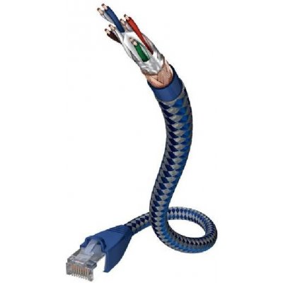 in-akustik 004803005 Premium CAT6 patch, RJ45, 1m