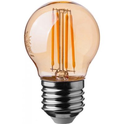 V-TAC Retro LED žárovka, E27, 4W, 350lm, G45, jantar. sklo, 2200K – Hledejceny.cz