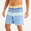 Koupací šortky, boardshorts Olaian pánské surfařské kraťasy 500 Long 18" Marin modré