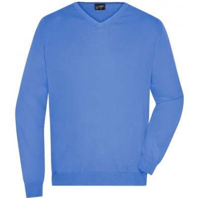 Bavlněný svetr JN659 světle modrá – Zboží Mobilmania