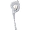 Brož JwL Luxury Pearls brož 2v1 Květina Kala JL0816