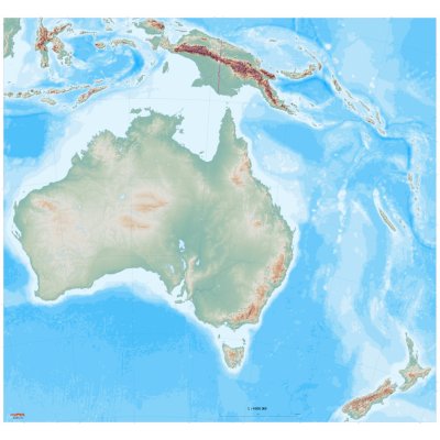 Velká školní mapa austrálie a oceánie pro děti - mapuito.cz – Zboží Mobilmania