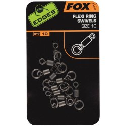Fox Edges Flexi Ring Swivels vel.10 10ks