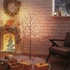 Vánoční stromek vidaXL LED strom Cherry Blossom teplá bílá 84 LED diod 120 cm