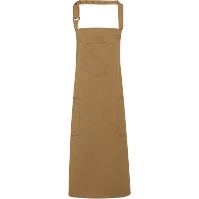 Premier Zástěra Chino PR 132 s laclem bavlněná COT39013255599-khaki Khaki – Hledejceny.cz