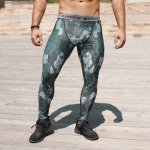 Iron Aesthetics pánské legíny Net Camo Green Zelená – Zboží Dáma