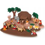 Small Foot Dřevěné hračky Dětský dřevěný betlém s figurkami – Sleviste.cz