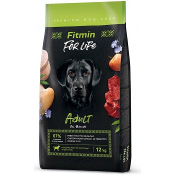 Fitmin For Life Adult drůbeží vepřové a hovězí 12 kg