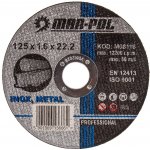 Mar Pol Kotouč řezný 125 x 1,6 x 22,2 mm M08116 – Zbozi.Blesk.cz