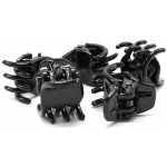 Černé lesklé skřipečky, 5 ks – Zboží Dáma