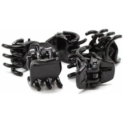 Černé lesklé skřipečky, 5 ks – Zboží Dáma