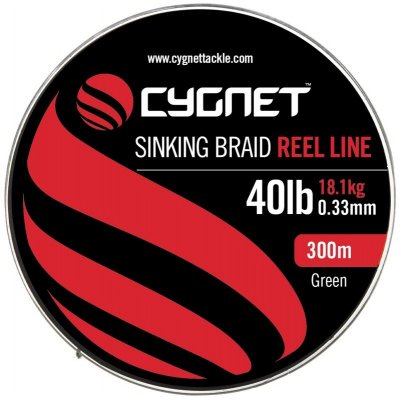 Cygnet Šňůra Sinking Braided 300m 0,49mm 80lb – Zboží Mobilmania