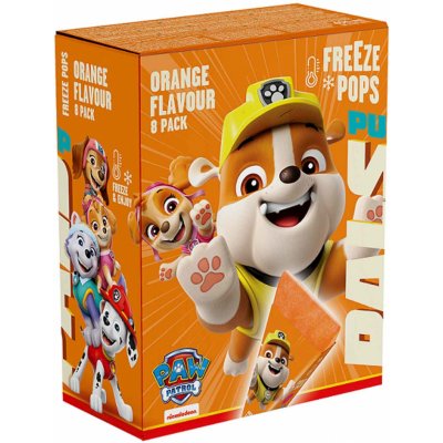 Retail Unie BV Paw Patrol Triangle Freeze Pops Orange 8 x 62 ml – Hledejceny.cz
